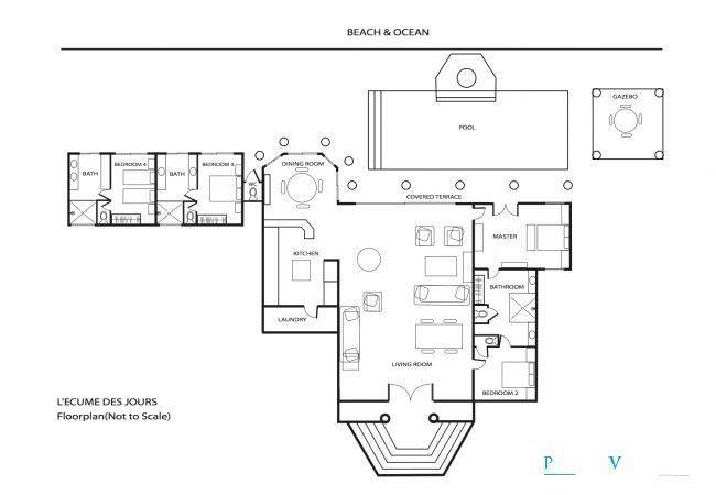 Villa in Terres Basses - Ecume des Jours